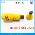 Новинка Подгонянные флэш-накопители USB-формы формы USB для пластиковых бутылок (EG567)